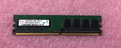 1 X 1GB HYNIX PC2-6400 DDR2-800 NON-ECC MEMORY  HYMP112U64CP8-S6 - Image 1 of 2