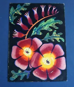 FIORI CAMPANA ROSSA acquerello di JJ Burrowes - Foto 1 di 2