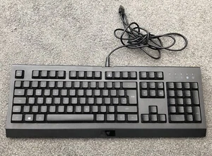 Razer Black Cynosa Lite Backlit Membrane Gaming Keyboard - Tested & Working - Afbeelding 1 van 7