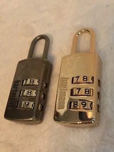 Juego de 2 NUEVAS CERRADURAS COMBINADAS SIN LLAVE HARTMANN de latón para maleta equipaje - Imagen 1 de 11