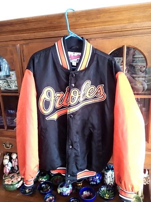 Chaqueta vintage del equipo Baltimore Orioles. Starter, Authentic Diamond Collection, ME Foto 1 de 4
