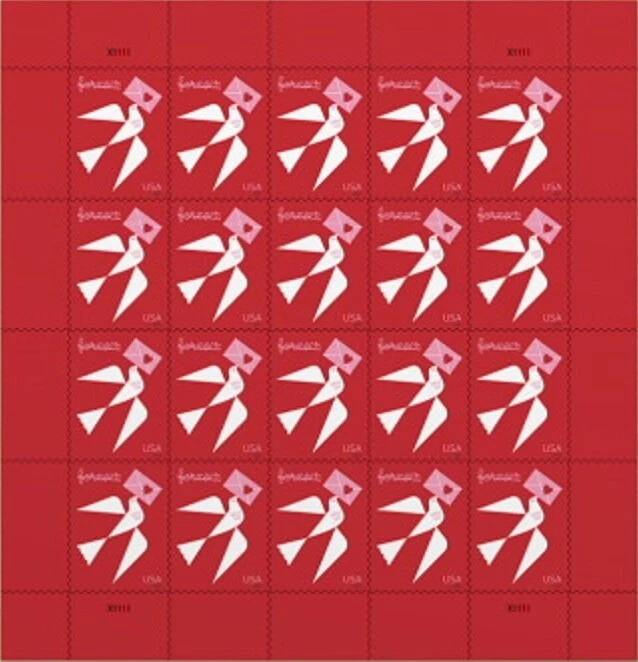 #5826  2024 Love shet/20   - MNH - Image 1 of 1