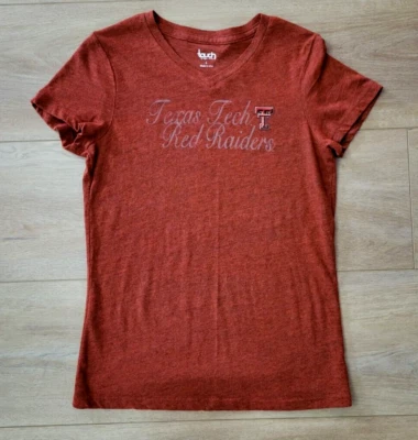 Женская футболка Alyssa Milano Touch Texas Tech Red Riders размер большой - Изображение 1 из 4
