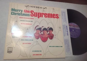 Merry Christmas The Supremes LP - MOTOWN 5252MIL - NEAR MINT - Picture 1 of 8