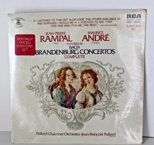Bach Bradenburg Concertos Je Pampal Andre Paillard Chamber Orchestra LP Sealed - Imagen 1 de 14