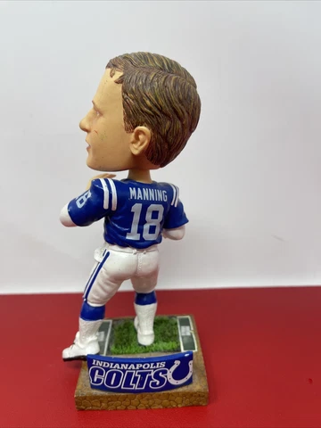 Peyton Manning Indy Colts Limited Edition Forever Collectibles Bobble Head Cover
