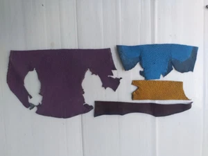 handmade Stingray Skin Leather Hide pelt scraps 76 grams LE230 - Picture 1 of 9