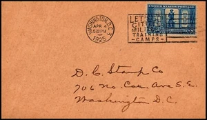 Scott 619 5 Cents Lexington Concord FDC Washington, DC Addressed SCV $75.00 - Picture 1 of 2