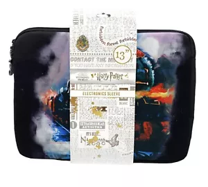 Harry Potter Hogwarts Express 13" Laptop/Tablet Zip Sleeve Case Platform 9 ¾ - Picture 1 of 5