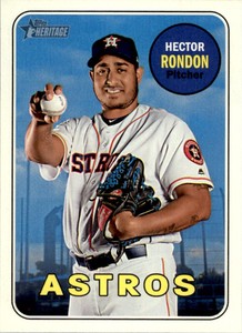 2018 Topps Heritage #596 Hector Rondon Houston Astros
