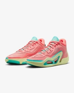 NEW Jordan Tatum 1 Men’s Sz 15 Pink Tint/Barely Volt DV6208-600 Fast Ship RARE! - Picture 1 of 7