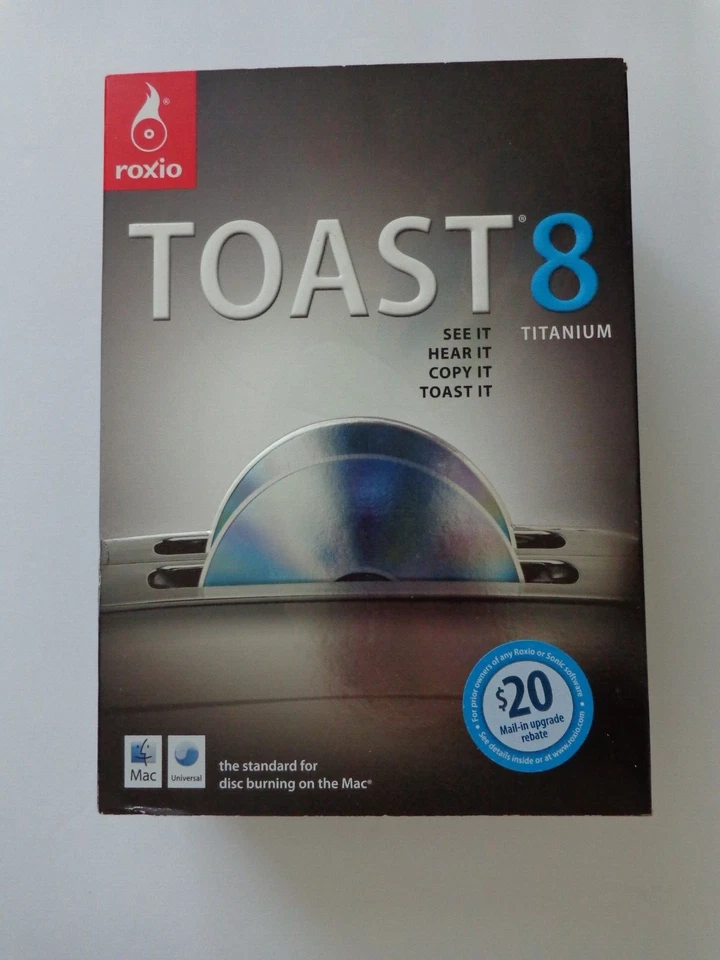 Roxio Toast® 8 Titanium for MAC - 231000   (BRAND NEW, SEALED) - Image 1 of 4