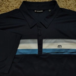 Travis Mathew Blue Polo Men Sz XXL Chief Engineers Association of Chicagoland - Picture 1 of 8