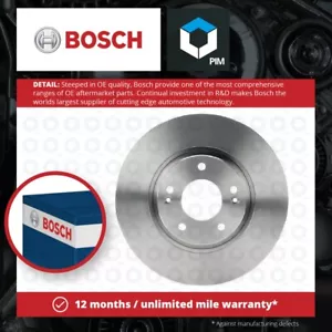 2x Brake Discs Pair Vented fits HYUNDAI i40 VF Front 1.6 2.0 1.6D 1.7D 11 to 19 - Picture 1 of 6