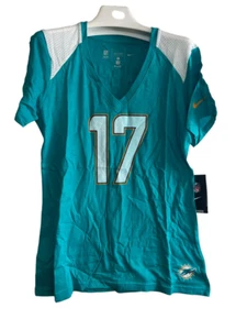 Nike Women's NFL Miami Dolphins Ryan Tannehill #17 Jersey, L. Blue, Large - Picture 1 of 8