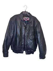 Vtg 90's university of tennessee vols college leather jeff hamilton jacket - Picture 1 of 15