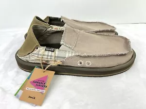 Scarpe SANUK Teddy Vetiver Sidewalk Surfer ST Grunge Uomo US 8 Nuove Comfort Chill - Foto 1 di 12