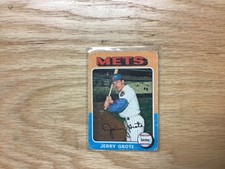 1975 Topps Jerry Grote New York Mets Card #158