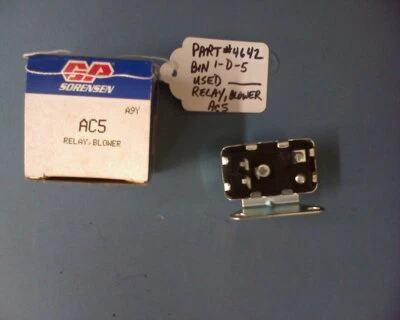 GP Sorensen Relay - AC5 Blower - Image 1 of 2