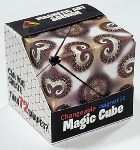 Magnetic Magic Cube Puzzle Anti Stress 3D Hand Flip Toys Gift Variety H-Quality
