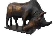 Cow Metal Statue, Vintage Collectible, Decorative, Gift Idol, Free Shipping 