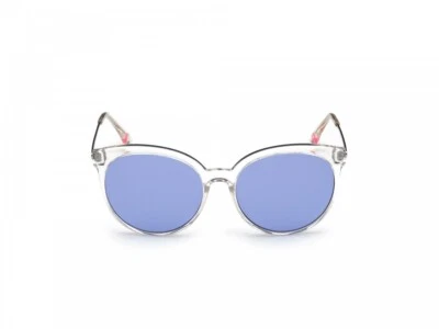 Victoria Secret Pink PK0037 21V Clear Round Women Sunglasses Frame 58-17-140 - Image 1 of 2