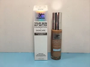 IT COSMETICS - YOUR SKIN BUT BETTER FOUNDATION + SKINCARE - TAN COOL 40 - 1 OZ - Picture 1 of 1