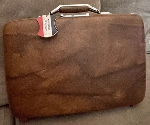 Vintage American Tourister Attache Briefcase Hard-Shell Luggage 1970s Model - Picture 1 of 8