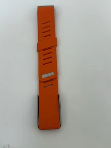Whoop 4.0 Rubber Sports band strap - Orange With Silver Buckle - Picture 1 of 2