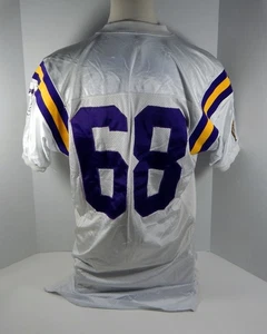 Camiseta blanca emitida por el juego Mike Morris #68 1999 de los Minnesota Vikings - Imagen 1 de 6