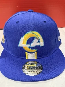 Los Angeles Rams Hat Cap NFL Football Mens Adjustable Snapback New Era 9Fifty  - Picture 1 of 7