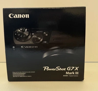Canon PowerShot G7 X Mark III 20.1MP Digital Camera Silver New - Image 1 of 4