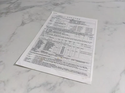 James Bond 007 Spectre 2015 Callsheet 45 Production Movie Film Set Collectible - Image 1 of 3