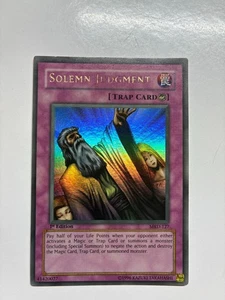 USA Seller  Yugioh Solemn Judgment MRD-127 Metal Raiders 1st Edition MP - Picture 1 of 12