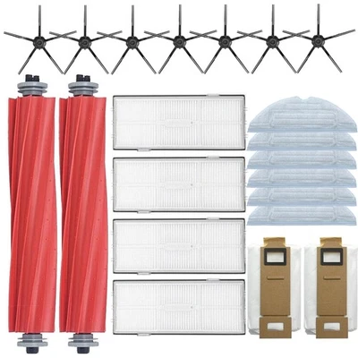 TUORAY Ersatzteile für Roborock S7 S7 + S7 Plus S7 Max T7S T7S Plus Bürsten Filter Mop