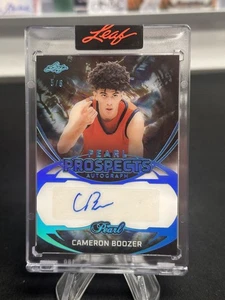 CAMERON BOOZER 2025 LEAF PEARL PROSPECTS AUTOGRAPH /6 DUKE - Picture 1 of 2