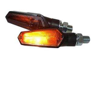 Halogen Mini-Blinker schwarz getönt für Honda XL 650 V Transalp RD11B 2002-2007 - Picture 1 of 3