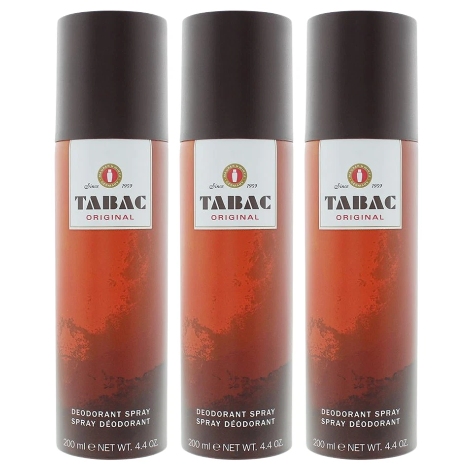 Tabac Original Deodorant Spray 200ml For Men X 3