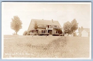 1920er RPPC REDDING RIDGE CONNECTICUT CT RIESIGES HAUS ECHTFOTO POSTKARTE - Bild 1 von 2