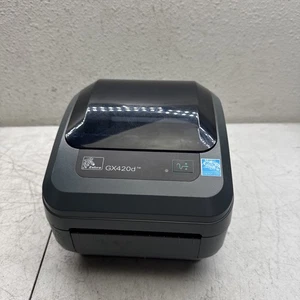 Impresora de etiquetas térmicas Zebra GX420d con puertos USB paralelos/seriales ¡SIN PROBAR! - Imagen 1 de 16