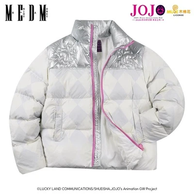 Casaco JoJo's Bizarre Adventure padrão grade correspondência de cores lazer quente - Imagem 1 de 4