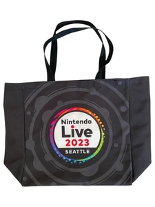 Nintendo Live Tote Bag Reusable Canvas Seattle 20x14” - Picture 1 of 5