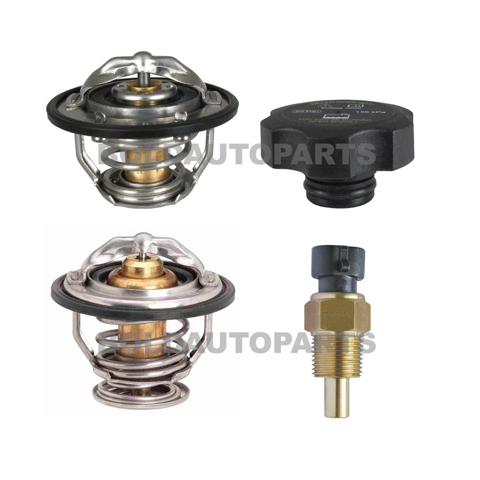 Motorad Kit 185 & 180 Degree Thermostats Cap Temp Sender for GMC Pickup Duramax - Image 1 of 4