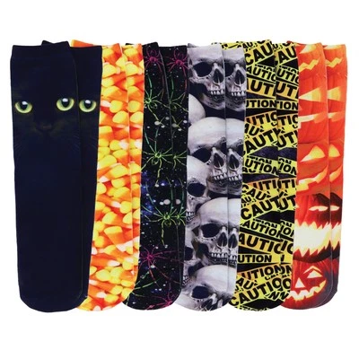 Calcetines de Halloween hiperreales de dos pies izquierdos, pies grandes Foto 1 de 4