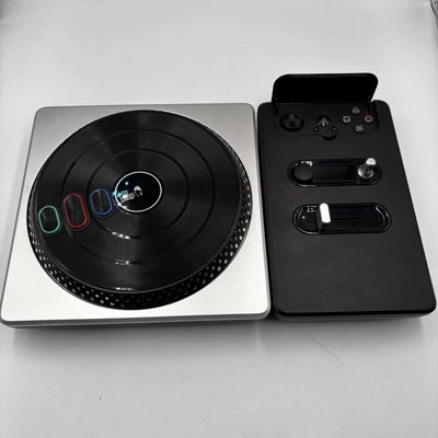 DJ Hero 无线转盘控制器适用于索尼 PS2 PS3 无转换器已测试正常工作 — 第 1/4 张图片