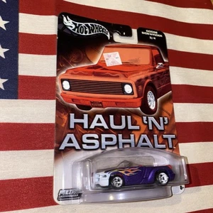 2003 HOT WHEELS HAUL 'N' ASPHALT DODGE SIDEWINDER METAL REAL WHEELS NEW ON CARD - Picture 1 of 6