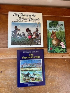 Lot of Small CHARGE OF THE MOUSE BRIGADE The Elephant’s Child I AM A LITTLE RABB - Imagen 1 de 15