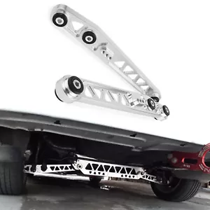 1 juego de brazos de control inferiores de aluminio para 96-00 Honda Civic Si SiR EK - Imagen 1 de 9