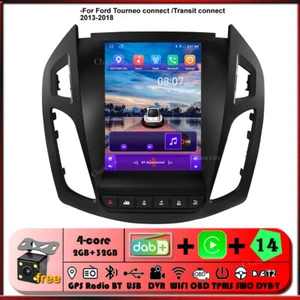 9.7"Android 14 Car Radio Carplay Stereo GPS Navi For Ford TourneoTransit connect - Picture 1 of 12