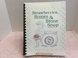 Strawberries, Scones & Stone Soup Cookbook Altrusa Club Columbus, GA 2002 - Picture 1 of 8